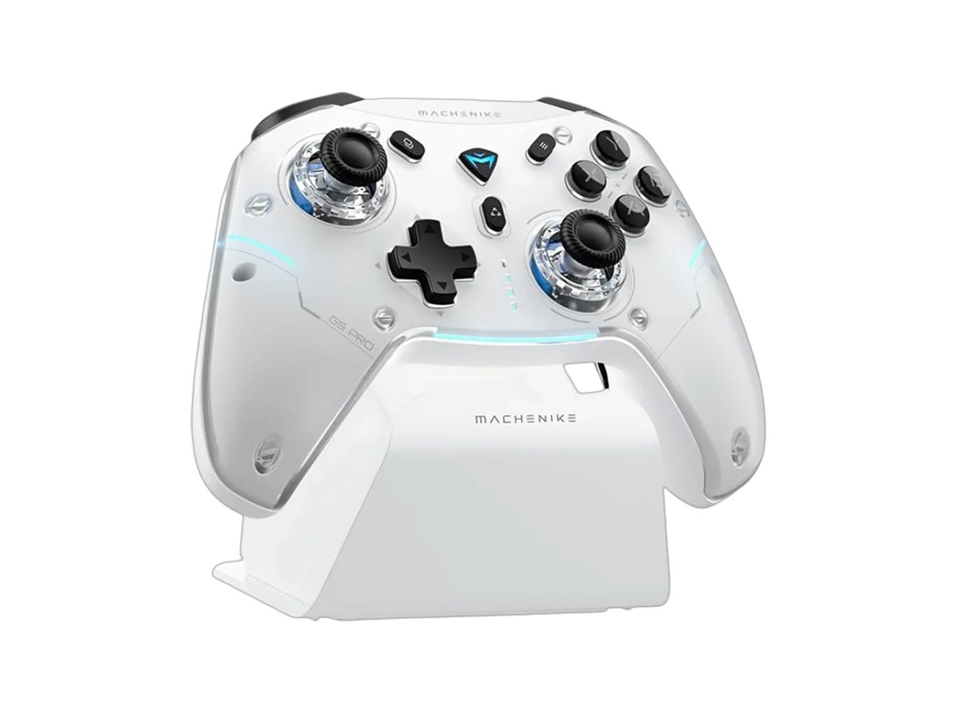 Controle sem fio Machenike G5Pro Max com base de carregamento - Branco