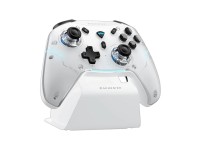 Controle sem fio Machenike G5Pro Max com base de carregamento - Branco