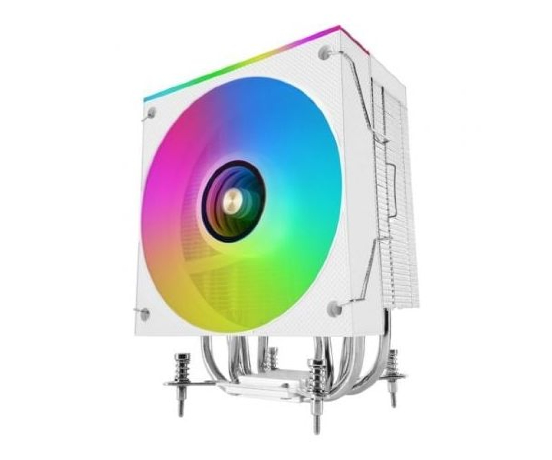 Mars Gaming MCPU-LCD Fan with Heatsink / 12cm / White