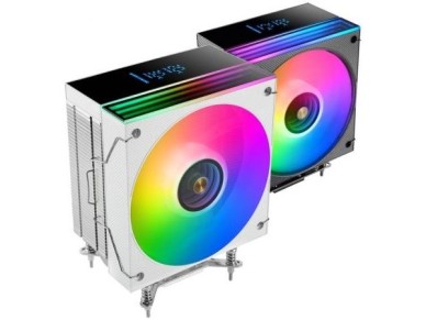 Mars Gaming MCPU-LCD Fan with Heatsink / 12cm / White