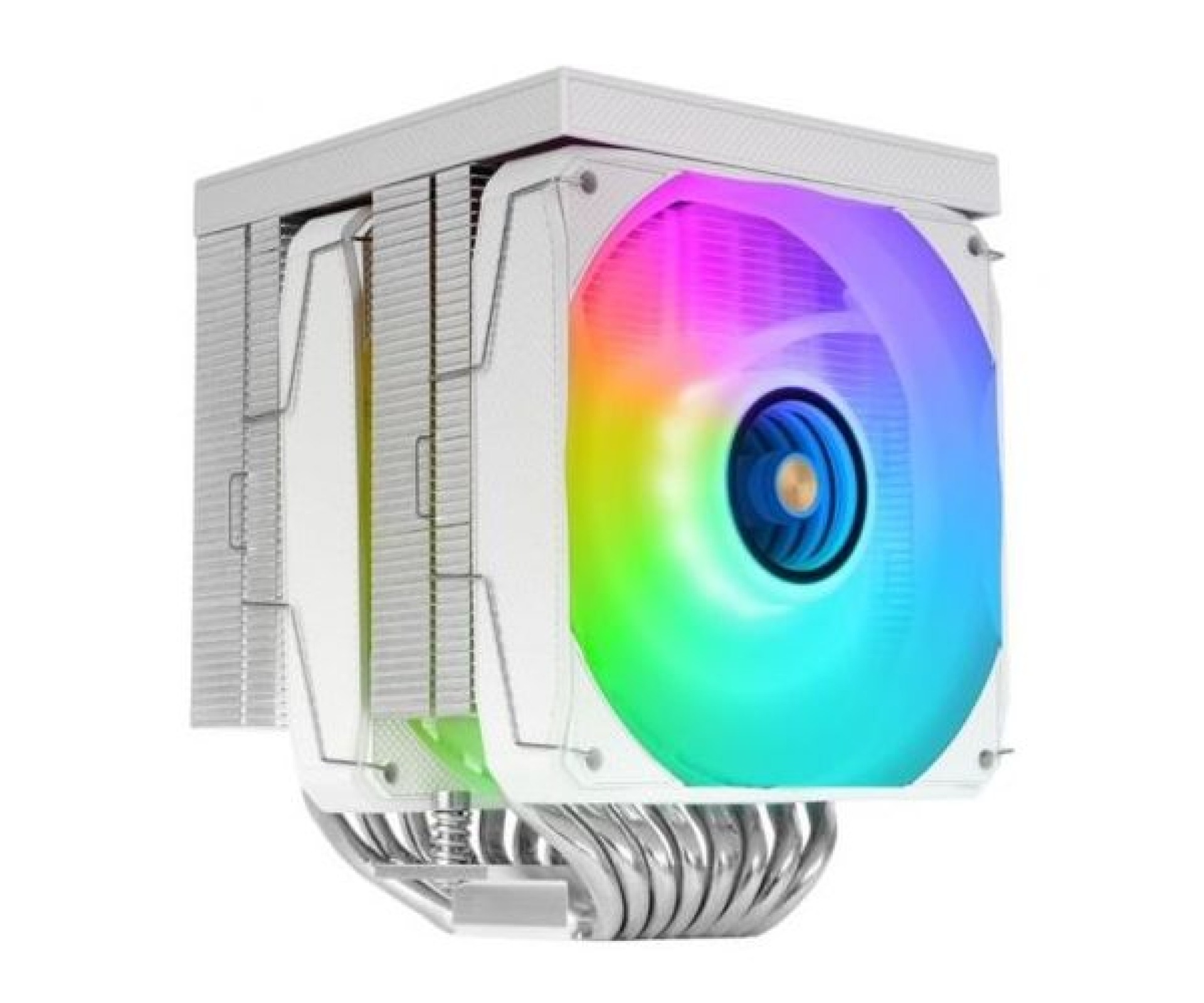 Ventoinha com dissipador de calor Mars Gaming MCPU-LCDPRO/ 12cm/ Branca