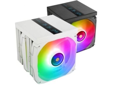 Ventoinha com dissipador de calor Mars Gaming MCPU-LCDPRO/ 12cm/ Branca