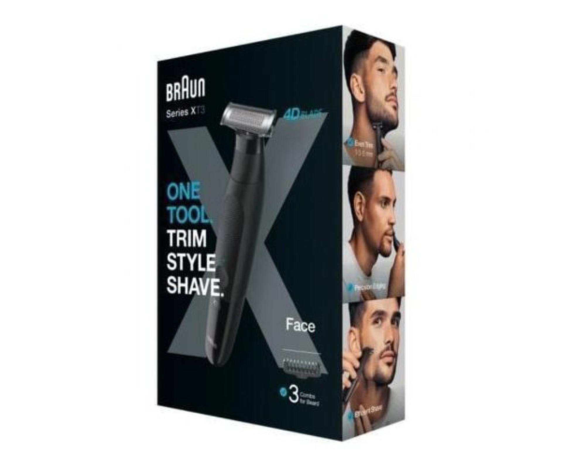 Aparador Braun X Series XT3100 / com bateria / 3 acessórios