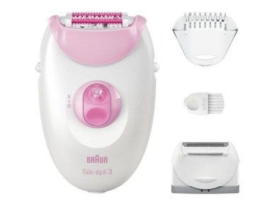 Braun Silk Epil Series 3 3-031 Epilator / Corded / 3 Accessories