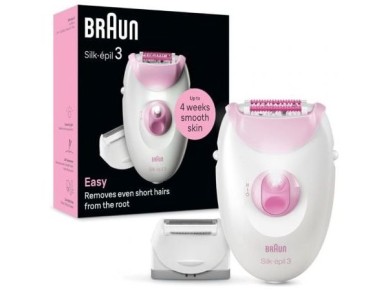 Braun Silk Epil Series 3 3-031 Epilator / Corded / 3 Accessories