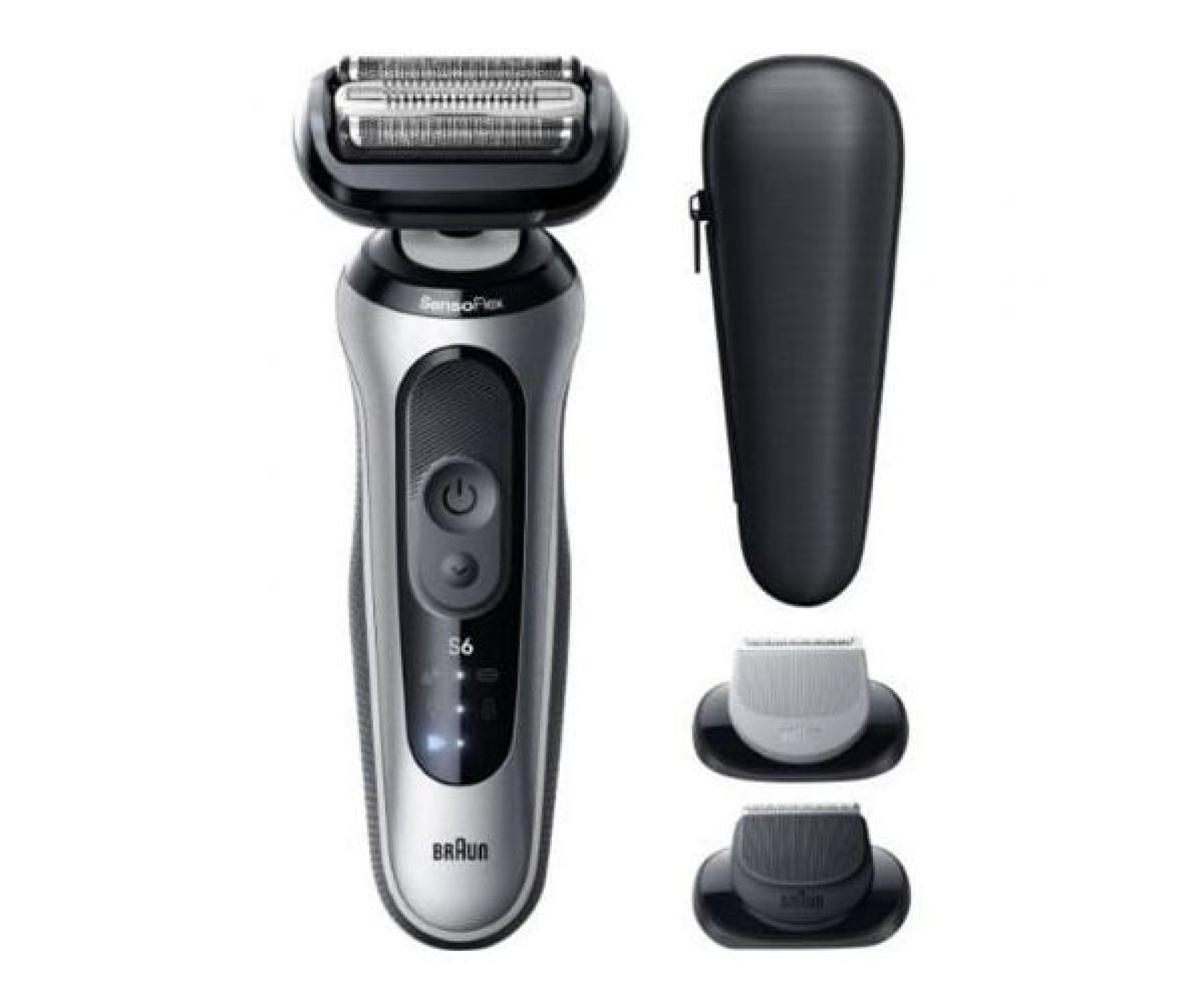 Barbeador Braun Series 6 62-S1650S / com bateria / 2 acessórios