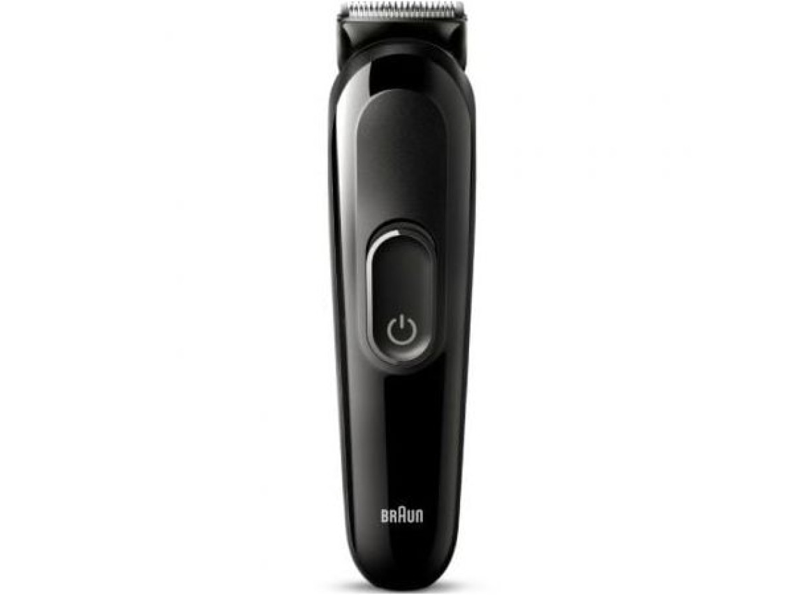Kit Braun All in One 3 em 1 Style S�rie 3 com barbeador, bateria e 2 acess�rios.
