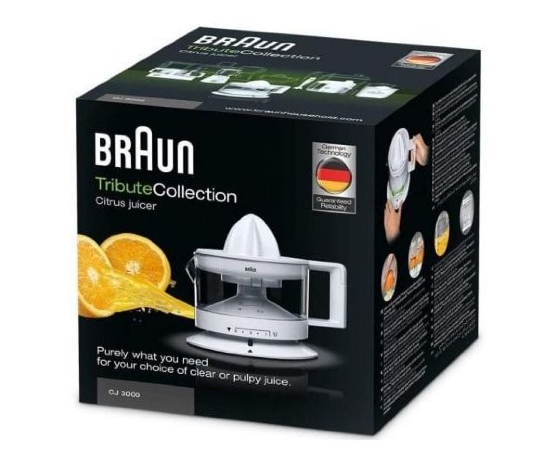 Braun Tributecollection CJ3000 Juicer / 20W / 350ml Capacity