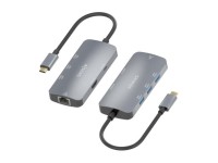 Docking USB Type-C Aisens ASUC-6P019-GR/ 1xHDMI 4K/ 3xUSB/ 1xRJ45/ 1xUSB Type-C PD/ Cinza Docking USB Type-C Aisens ASUC-6P019-GR/ 1xHDMI 4K/ 3xUSB/ 1xRJ45/ 1xUSB Type-C PD/ Cinza