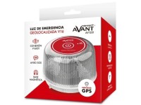 Avant V16 Connected AV1201 Car Emergency Beacon Light / Approved / Magnetic Base / Geolocable / Batt
