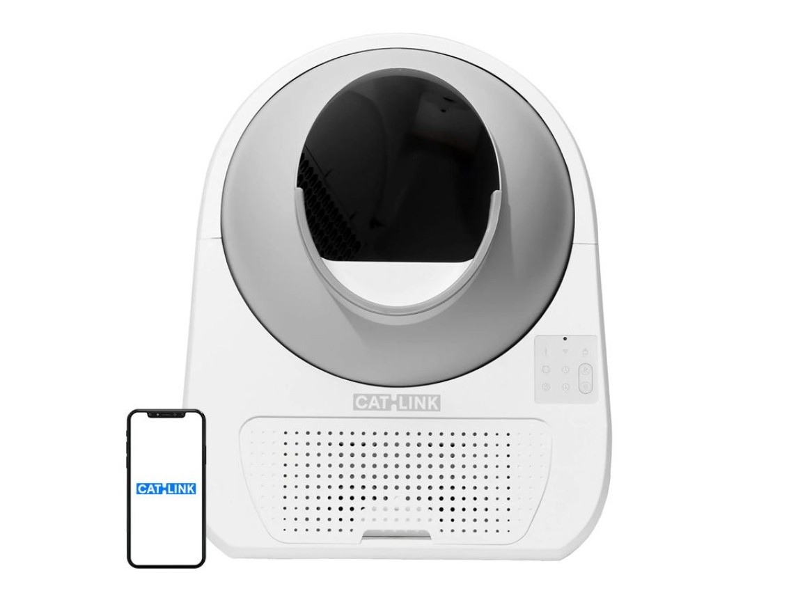 Caja de arena para gatos autolimpiable ultra inteligente Catlink Scooper Pro con cámara IA