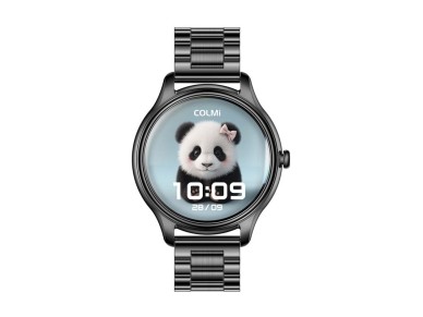 Rel�gio inteligente COLMI L28 (preto + pulseira de a�o preta)