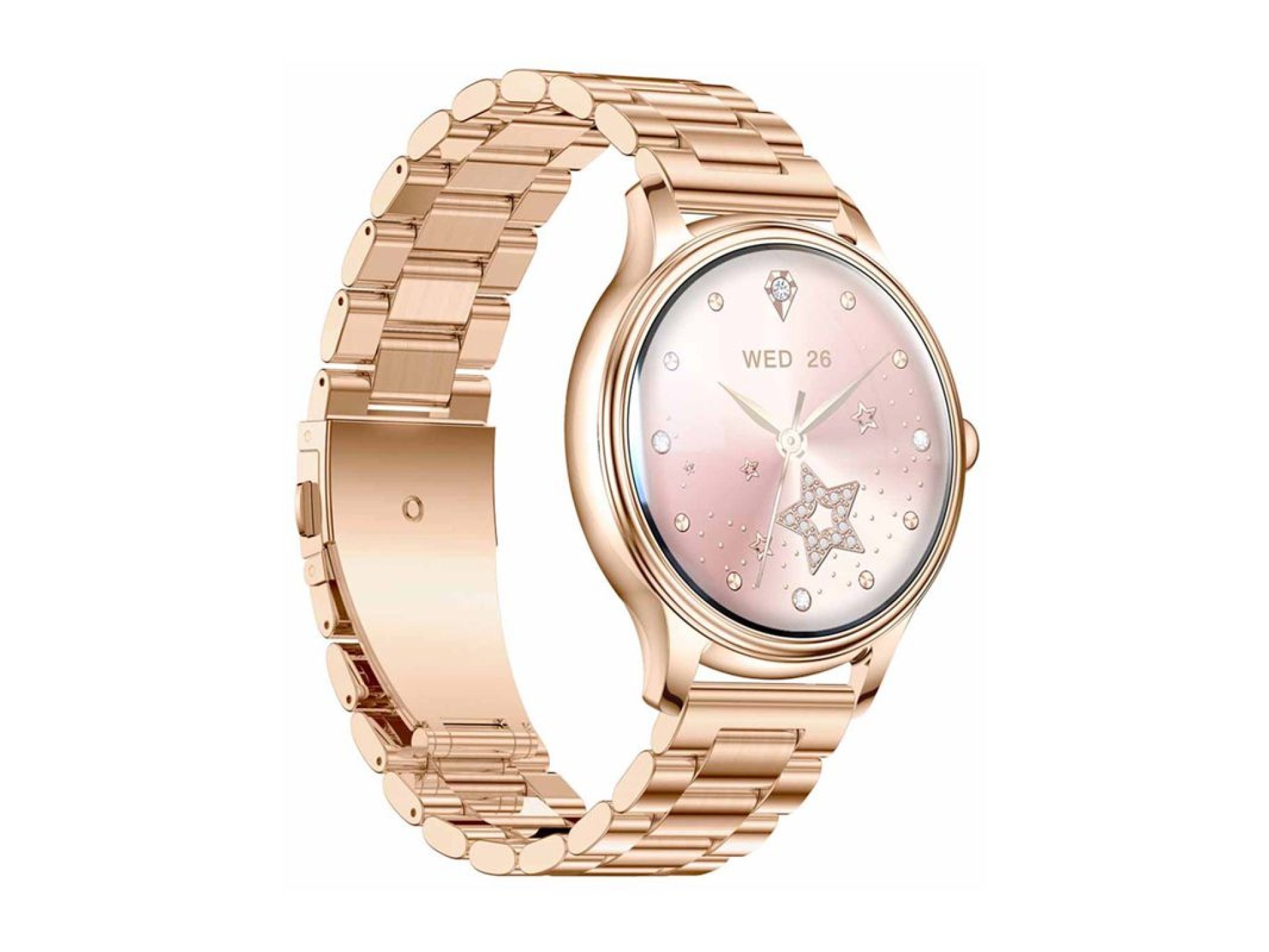 COLMI L28 Smart Watch (Gold + gold steel strap)