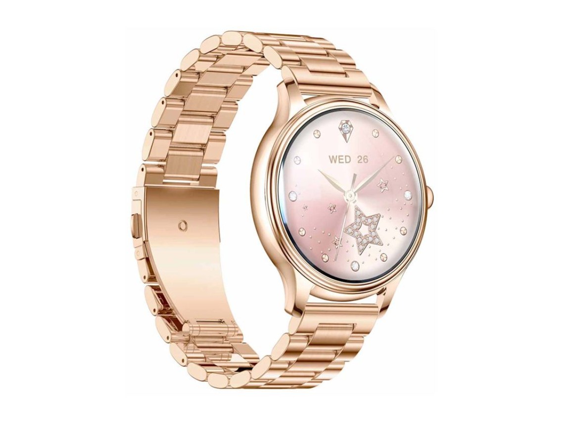 COLMI L28 Smart Watch (Gold + gold steel strap)