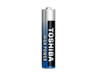 Pack of 4 Toshiba High Power AAA Batteries LR03/ 1.5V/ Alkaline