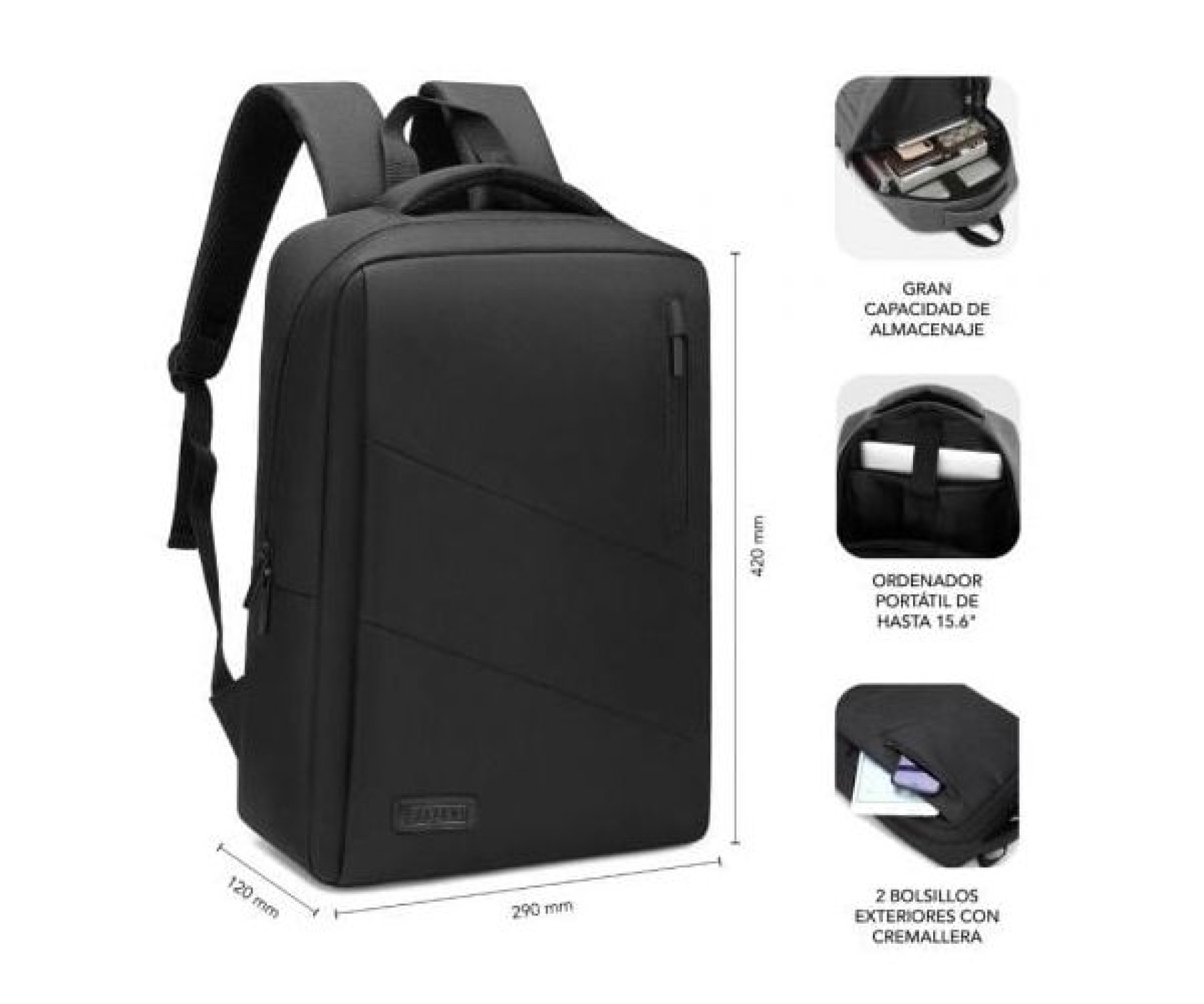 Mochila Subblim City Backpack para Portátiles hasta 15.6