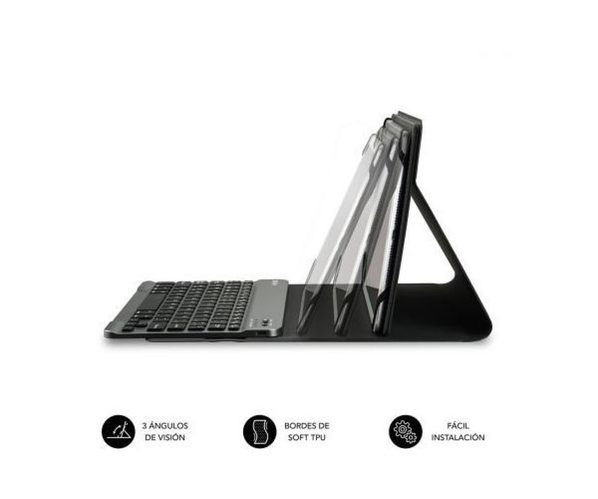 Capa para teclado Bluetooth Subblim Keytab Pro para tablets de 10,1