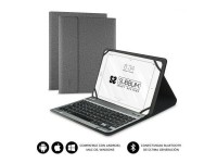 Capa para teclado Bluetooth Subblim Keytab Pro para tablets de 9,6" a 10,8" / Cinza