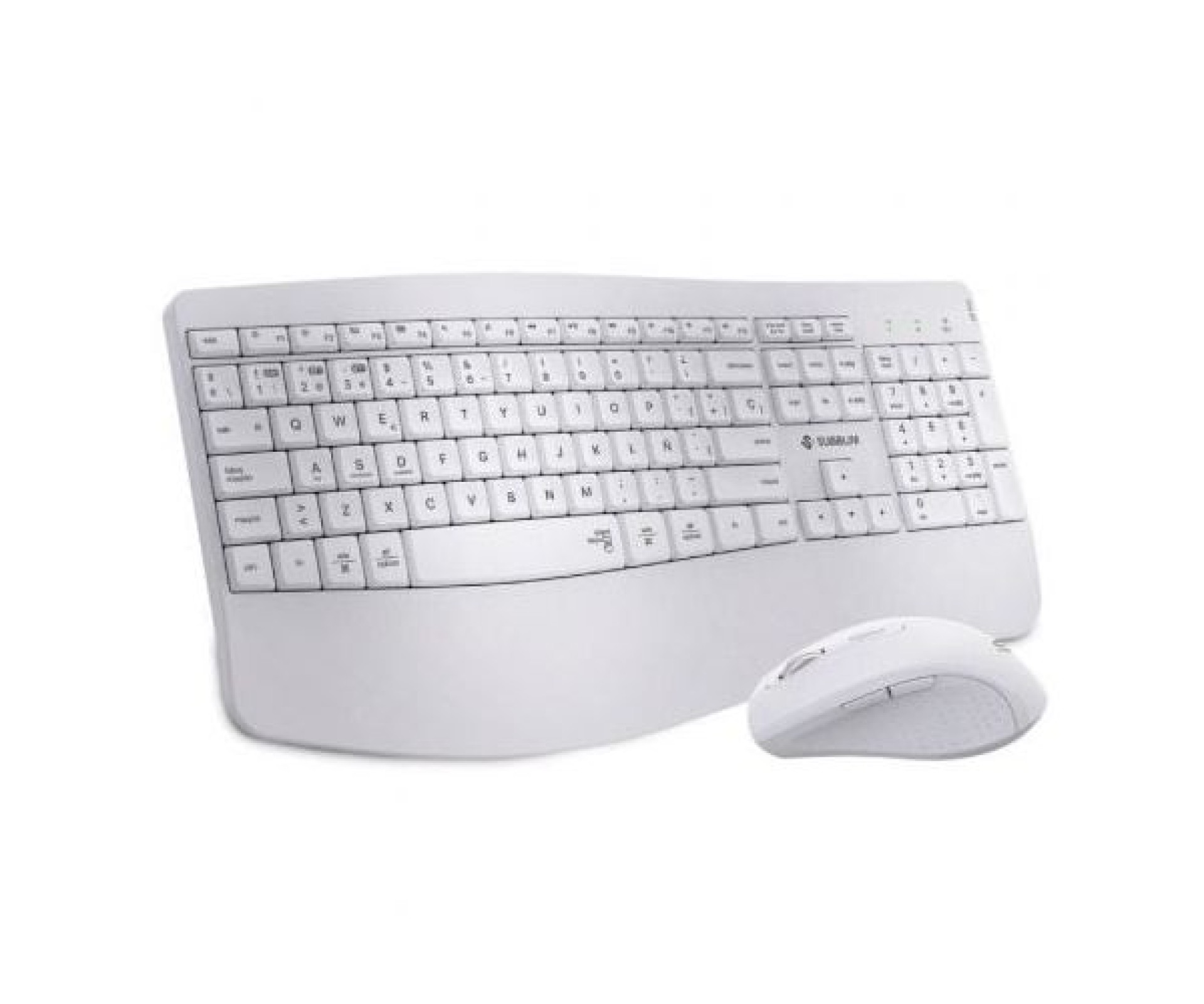 Conjunto de teclado e mouse sem fio Subblim Dual Office Prowave/Branco