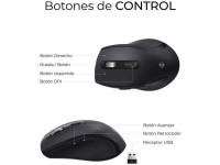 Teclado y Ratón Inalámbrico Subblim Combo Dual Office Prowave/ Negro Teclado y Ratón Inalámbrico Subblim Combo Dual Office Prowave/ Negro
