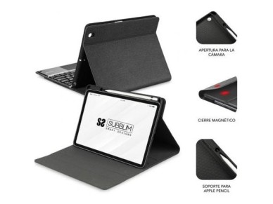 Funda con Teclado Subblim KeyTab Pro BT para Tablet iPad 10.9" 10a Gen/ Negra Funda con Teclado Subblim KeyTab Pro BT para Tablet iPad 10.9" 10a Gen/ Negra