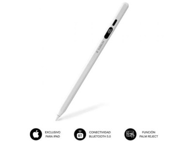 L�piz Electr�nico Subblim NoteFlow Pen para iPad/ Blanco