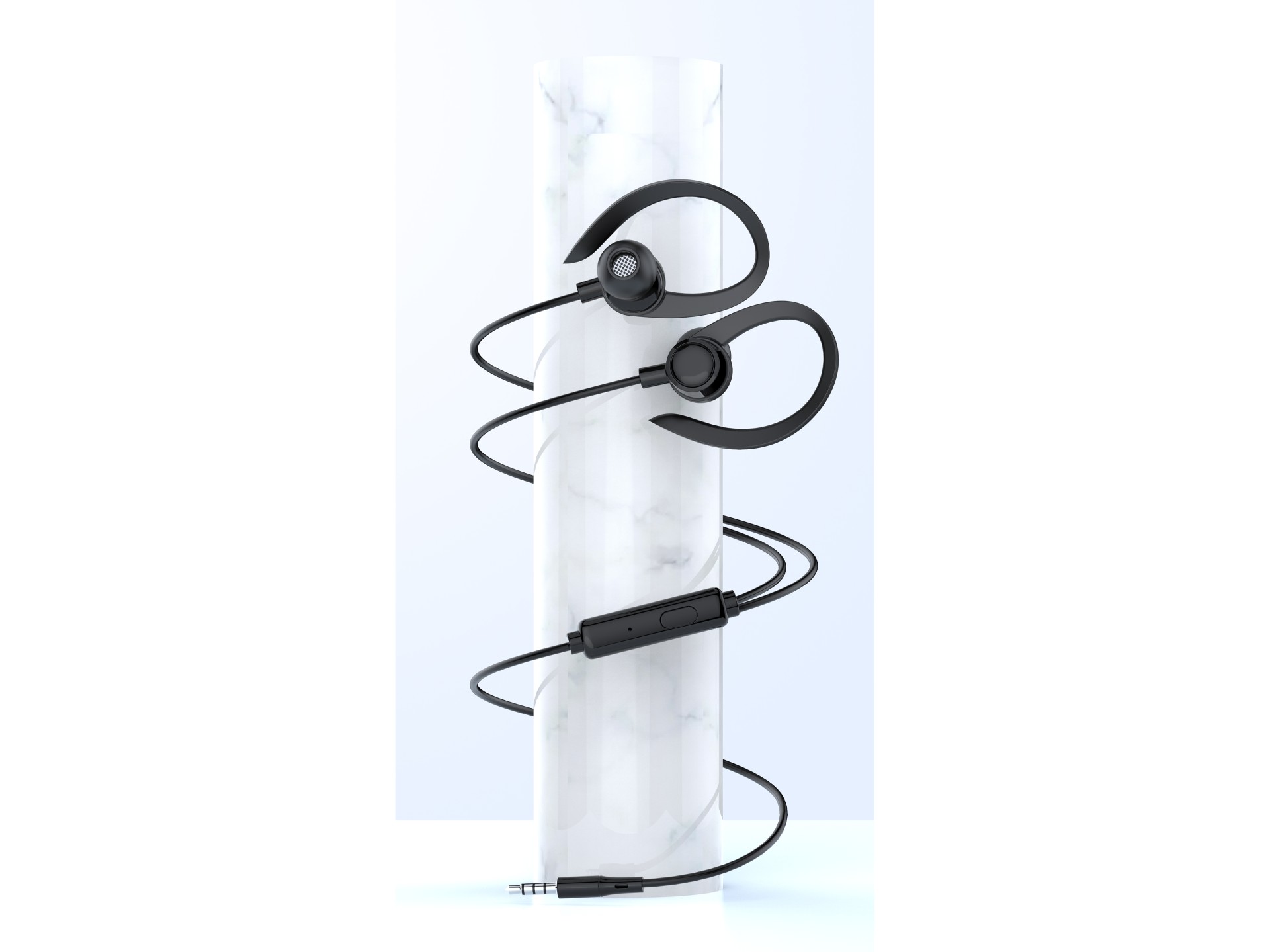Techancy Auriculares stereo 3.5MM TD8058 cabo 1.2M com microfone confortavel som alta fidelidade Pre