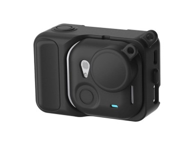 Capa protetora de silicone Puluz para Insta360 Go Ultra (preta) Capa protetora de silicone Puluz para Insta360 Go Ultra (preta)
