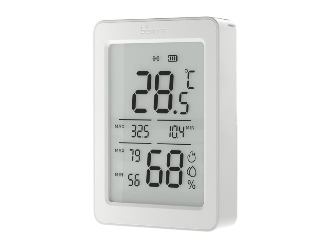 Sensor de temperatura y humedad LCD Sonoff AirGuard TH SNZB-02DR2 ZigBee