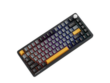 Teclado mec�nico inal�mbrico retroiluminado para juegos Machenike K600-B82W con interruptor GR plate