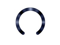 Tech-Protect MMP-210 MagSafe 2-Pack Magnetic Ring - Silver / Navy Blue