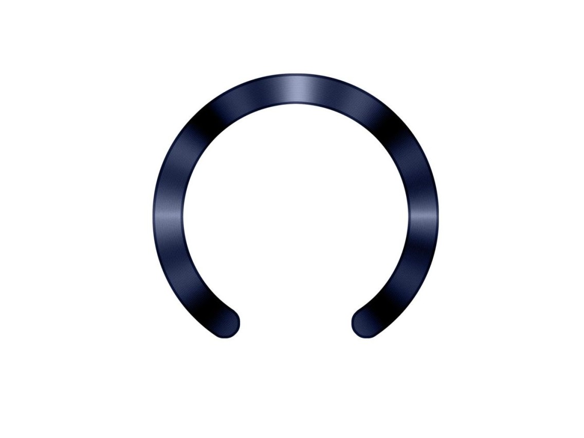 Tech-Protect MMP-210 MagSafe 2-Pack Magnetic Ring - Silver / Navy Blue