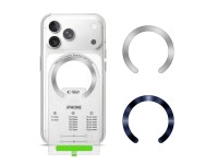 Tech-Protect MMP-210 MagSafe 2-Pack Magnetic Ring - Silver / Navy Blue