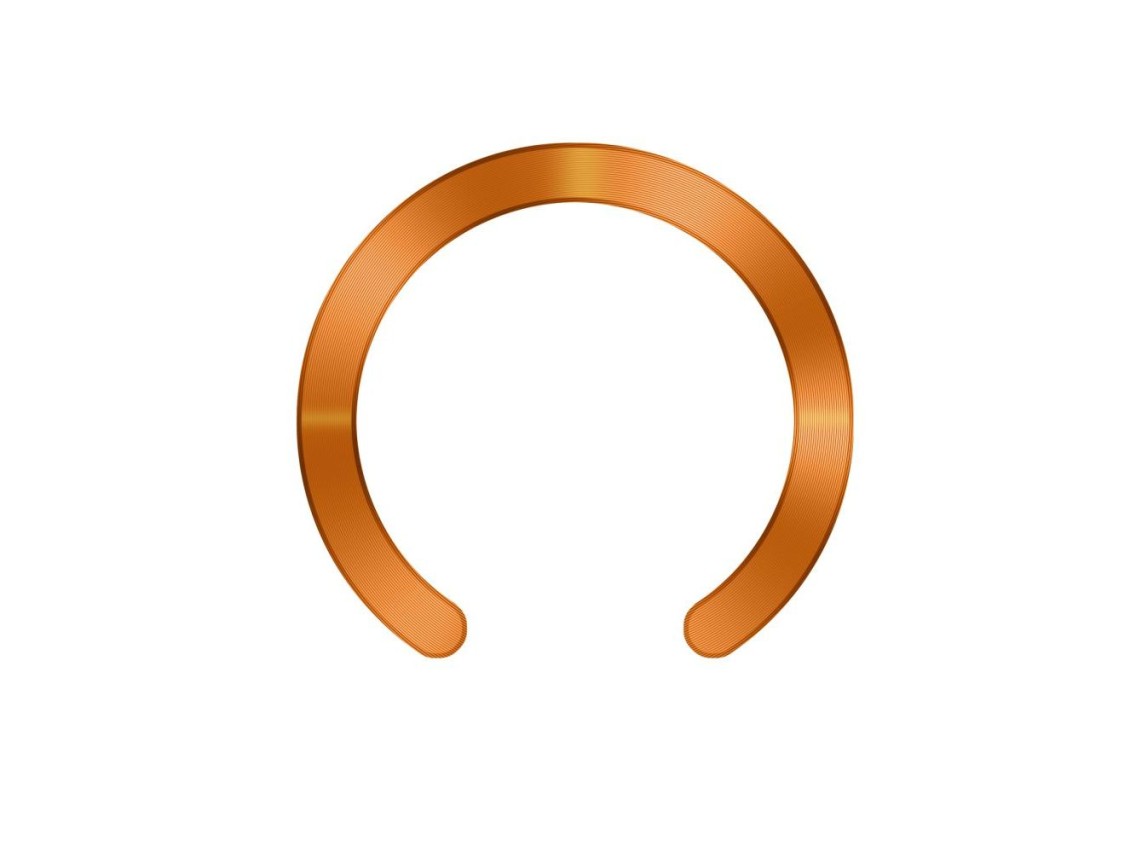 Tech-Protect MMP-210 MagSafe 2-Pack Magnetic Ring - Orange / Black