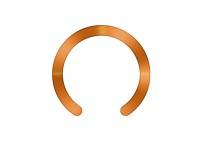 Tech-Protect MMP-210 MagSafe 2-Pack Magnetic Ring - Orange / Black Tech-Protect MMP-210 MagSafe 2-Pack Magnetic Ring - Orange / Black