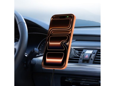 Cargador de coche Tech-Protect V9 MagSafe Qi 2.2 de 25 W - Negro Cargador de coche Tech-Protect V9 MagSafe Qi 2.2 de 25 W - Negro