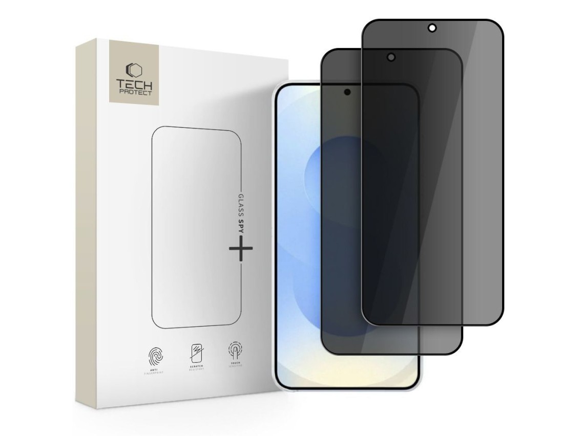 Tech-Protect Glass SPY+ 2-Pack Privacy Tempered Glass for Samsung Galaxy S26