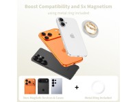 Suporte magnético para celular Tech-Protect MMR700 Lamano MagSafe - Cinza e Dourado Suporte magnético para celular Tech-Protect MMR700 Lamano MagSafe - Cinza e Dourado