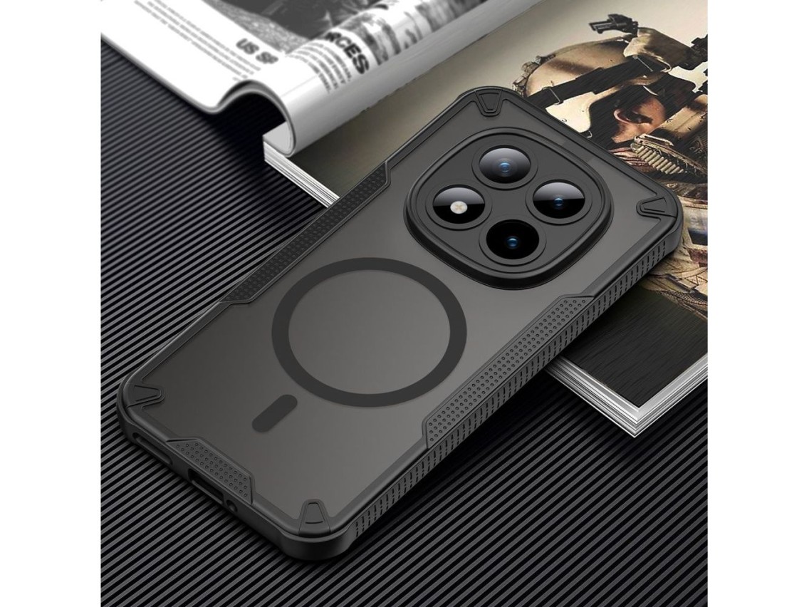 Tech-Protect Rugged Shield MagSafe case for Xiaomi Poco M8 Pro / Xiaomi Redmi Note 15 Pro+ 5G - blac