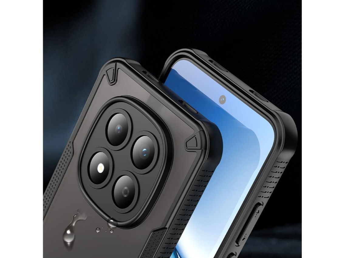 Funda MagSafe Tech-Protect Rugged Shield para Xiaomi Redmi Note 15 Pro 5G - Negra