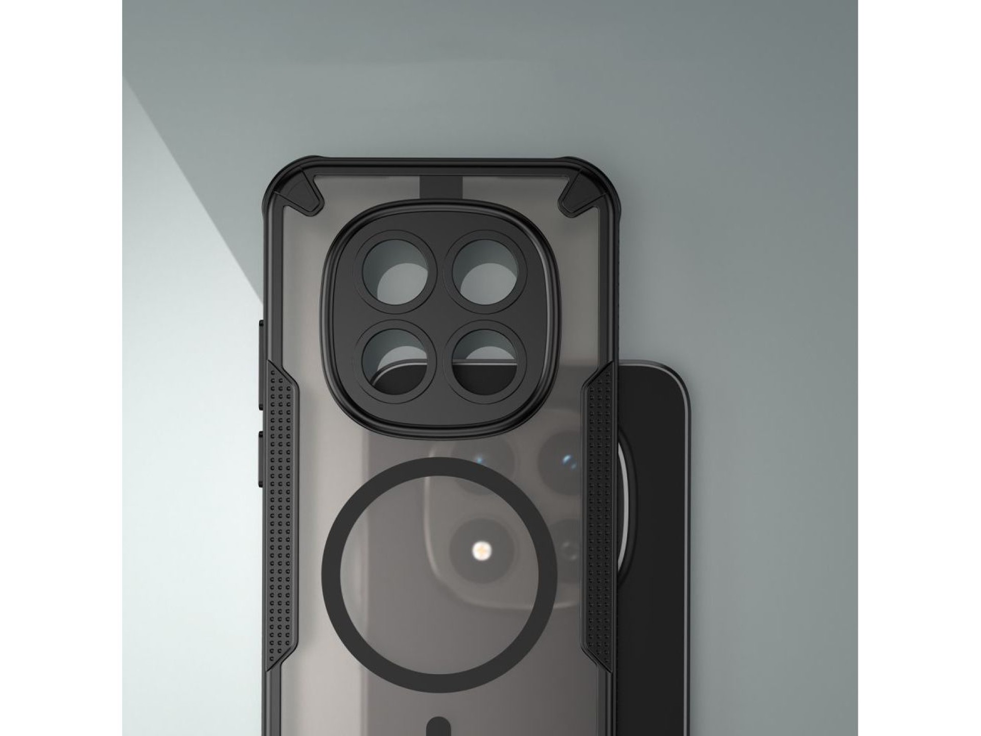 Funda MagSafe Tech-Protect Rugged Shield para Xiaomi Redmi Note 15 Pro 5G - Negra