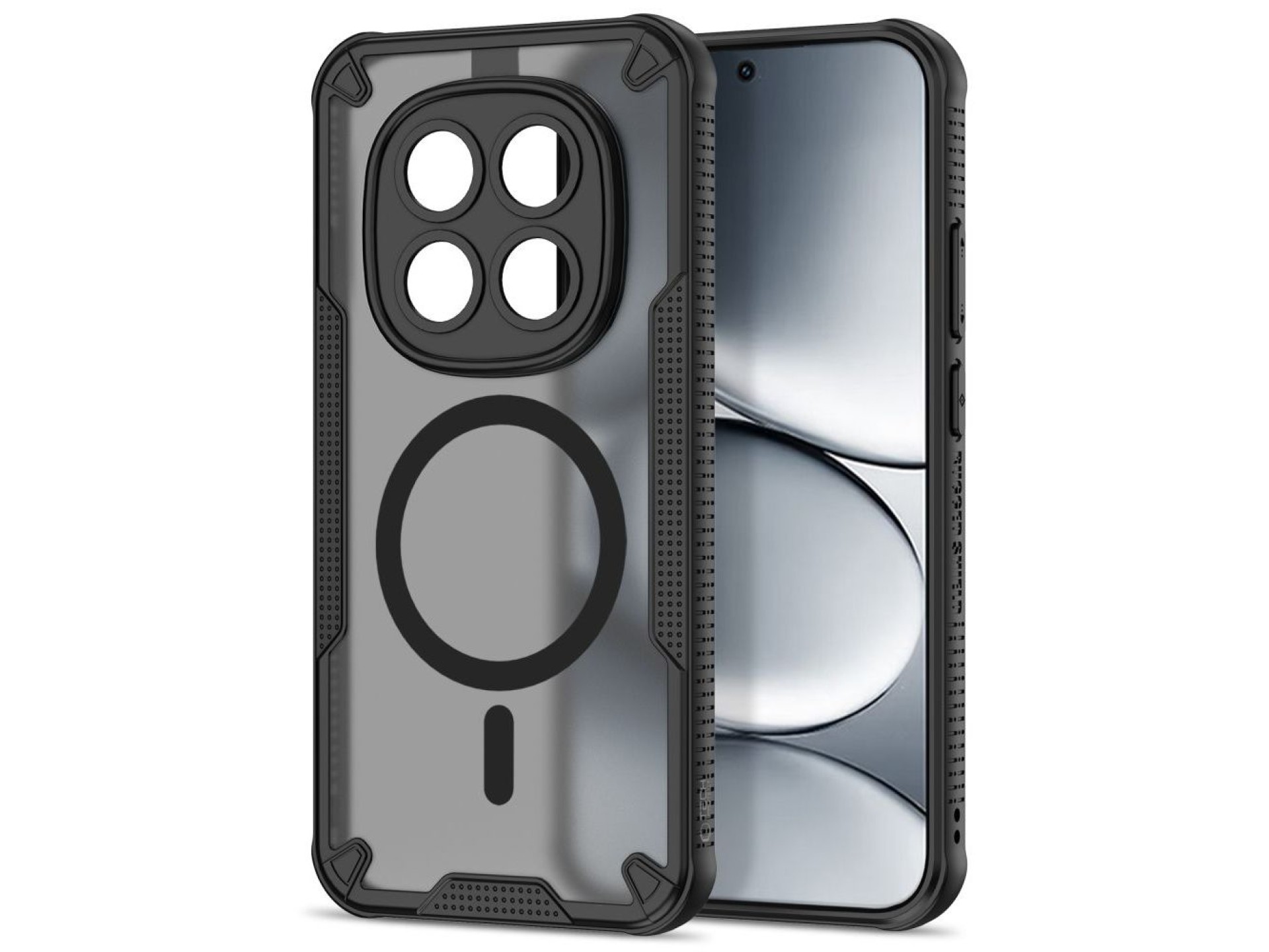 Funda MagSafe Tech-Protect Rugged Shield para Xiaomi Redmi Note 15 Pro 5G - Negra