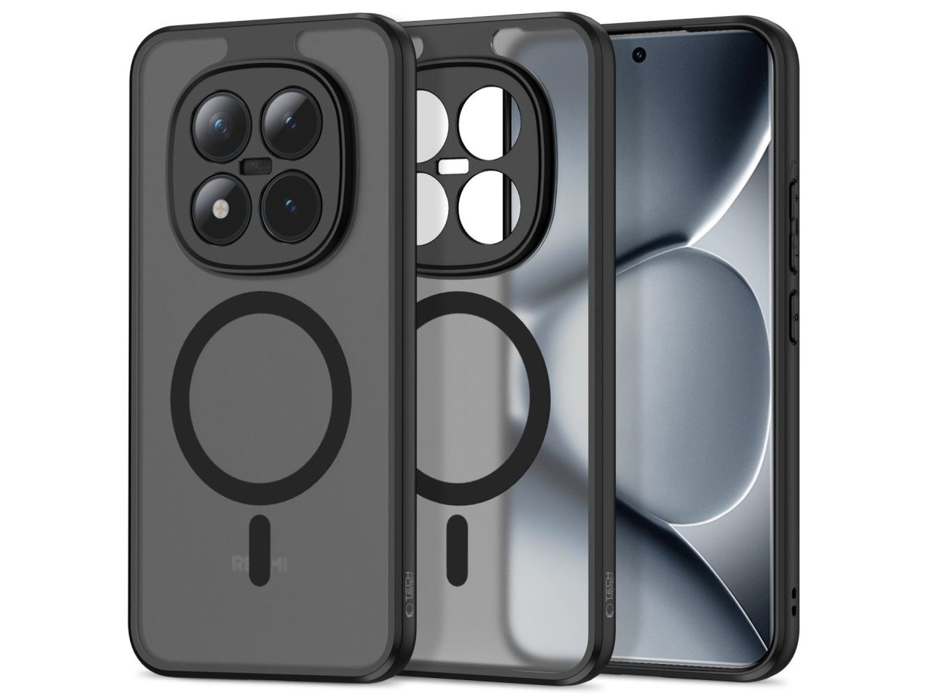 Tech-Protect MagMat MagSafe Case for Xiaomi Poco M8 Pro / Redmi Note 15 Pro+ 5G - Black