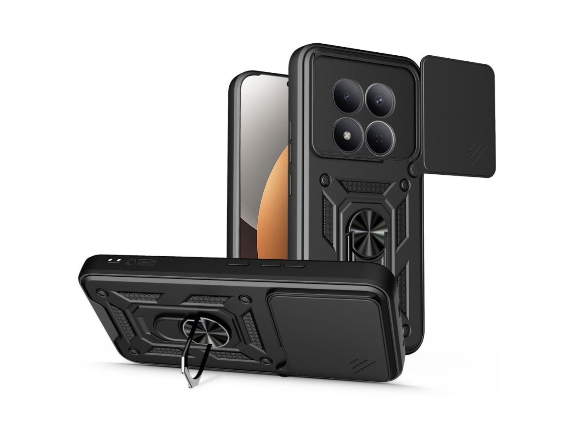 Capa Tech-Protect CamShield Pro para Xiaomi Poco M8 Pro / Redmi Note 15 Pro+ 5G - Preta