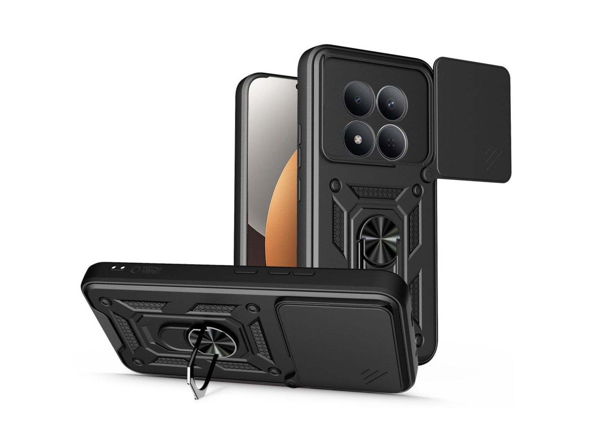 Capa Tech-Protect CamShield Pro para Xiaomi Poco M8 Pro / Redmi Note 15 Pro+ 5G - Preta