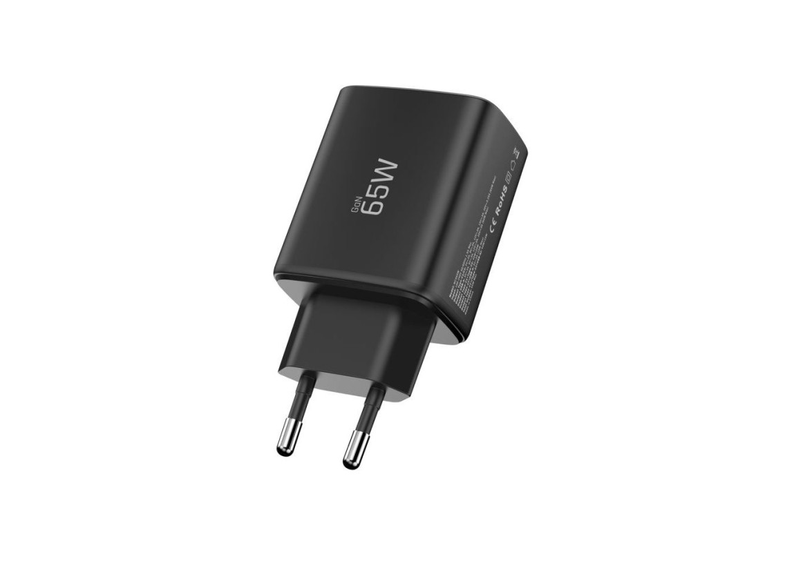 Tech-Protect NCA65W-GAN 3-Port 65W Wall Charger - Black
