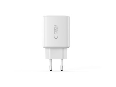 Tech-Protect NCA65W-GAN 3-Port 65W Wall Charger - White Tech-Protect NCA65W-GAN 3-Port 65W Wall Charger - White