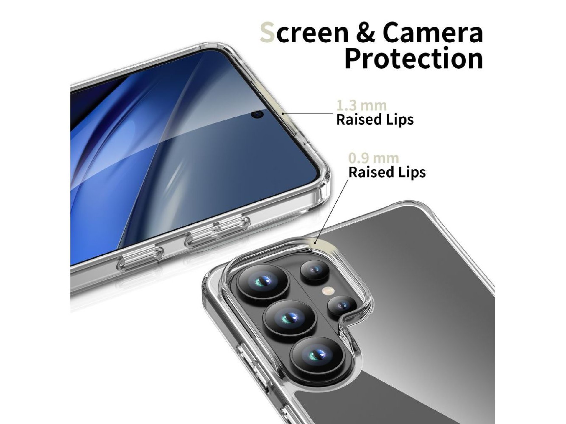 Capa híbrida Tech-Protect FlexAir para Samsung Galaxy S26 Ultra - Transparente
