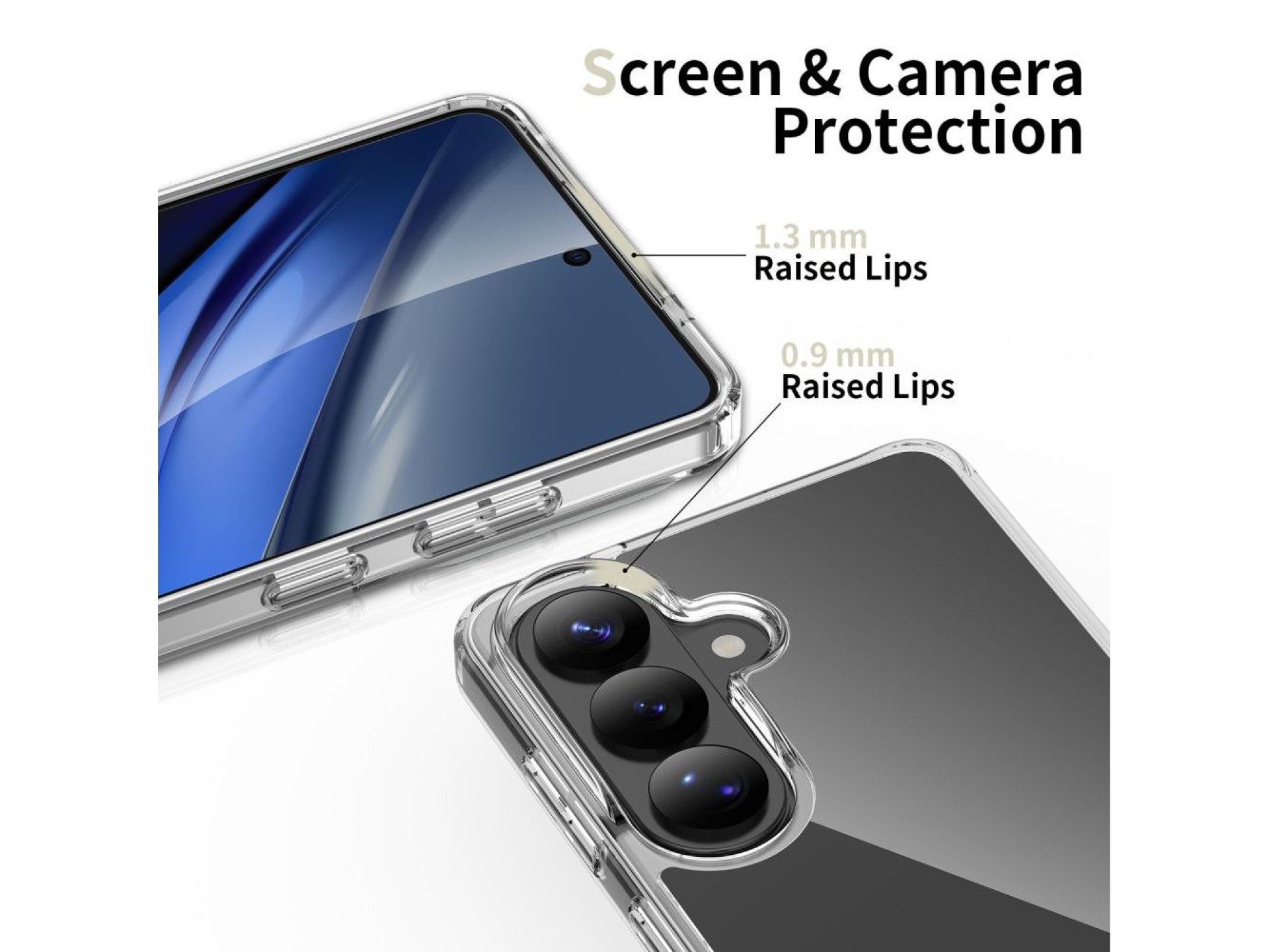 Tech-Protect FlexAir Hybrid Case for Samsung Galaxy S26+ - Clear