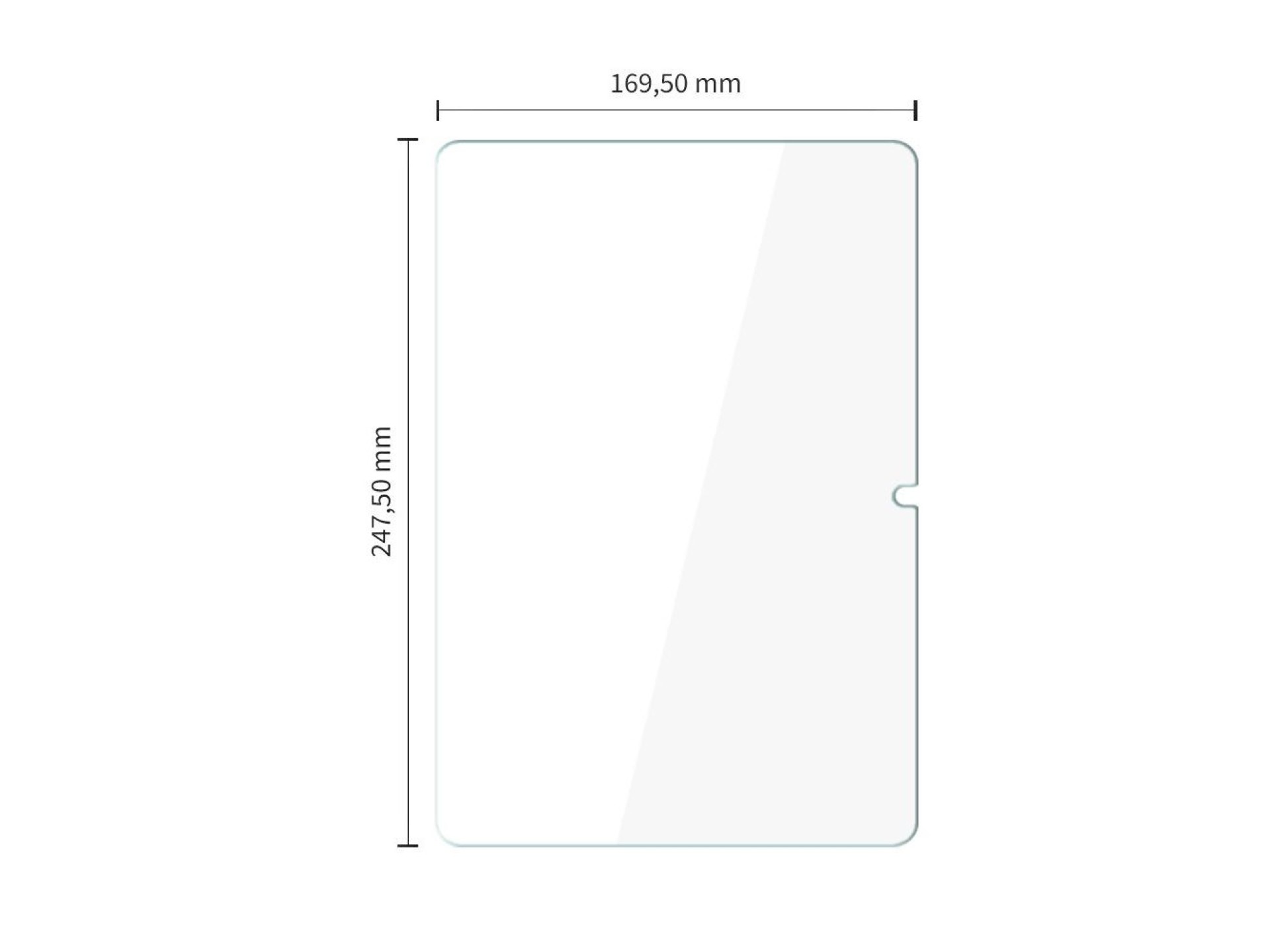 Tech-Protect Glass Fit+ 2-Pack Tempered Glass for Xiaomi iPad 7 / 7 Pro / 8 / 8 Pro 11.2